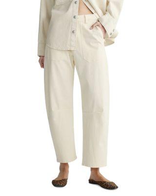 Billie High Rise Barrel Jeans in Crema by DL1961