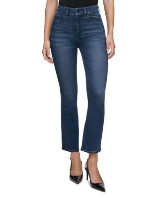 Bridget Boot High Rise Instasculpt™ Crop Jeans in Dark Indigo by DL1961
