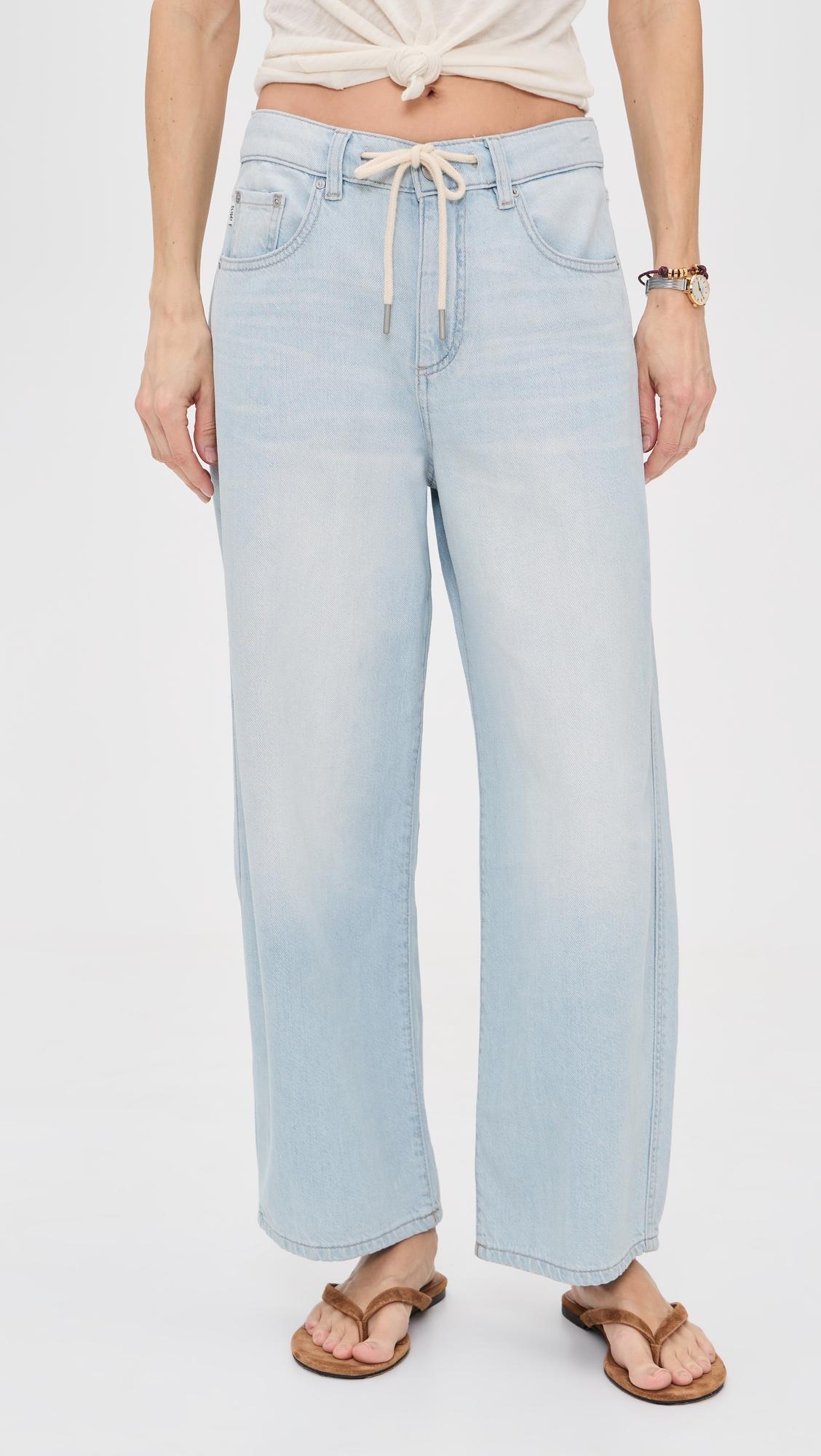 DL Aura Taylor Petite Drawstring Barrel Jeans by DL1961