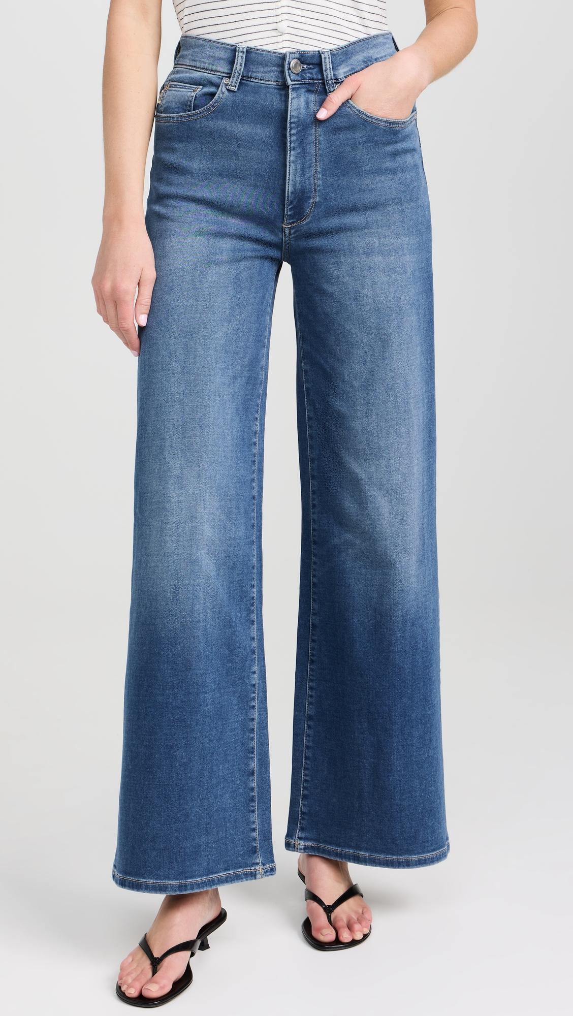 DL Softwear Hepburn Wide Leg High Rise Jeans by DL1961