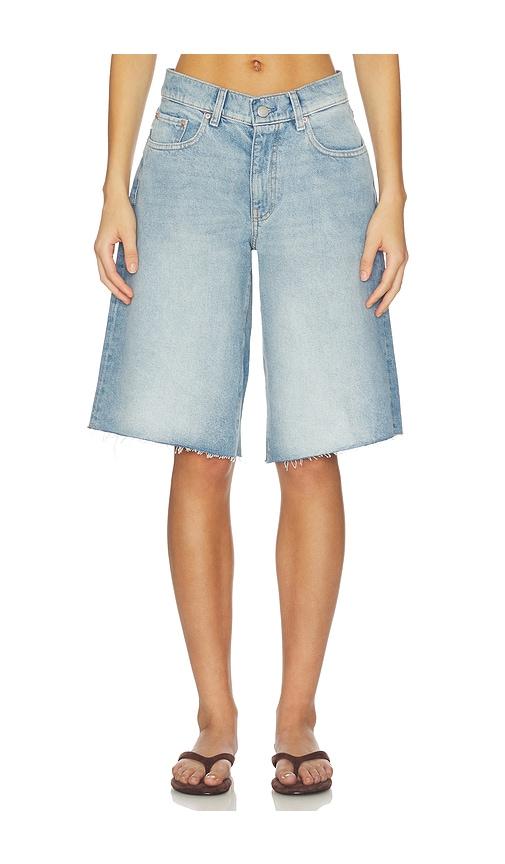 DL1961 Abby Low Rise Relaxed Denim Short in Blue by DL1961