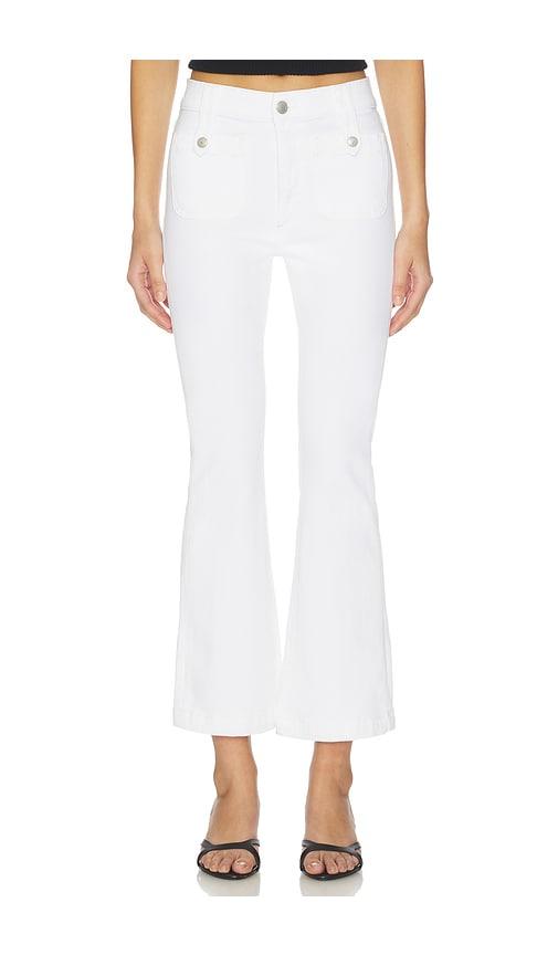 DL1961 DL Bridget Bootcut High Rise Instasculptâ¢ Cropped Jeans in White by DL1961