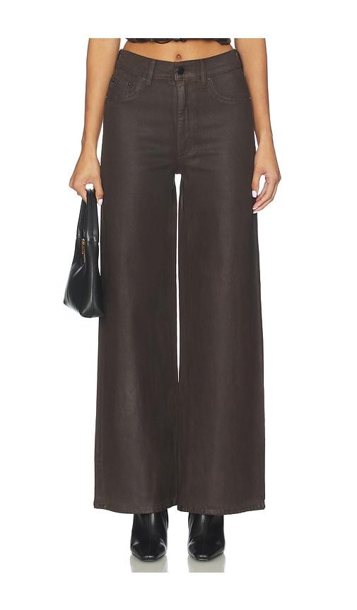 DL1961 Hepburn High Rise Wide Leg Jeans in Brown by DL1961