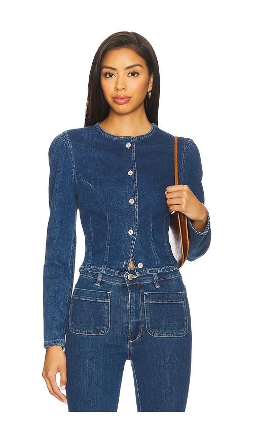 DL1961 Sculpted Top in Blue by DL1961
