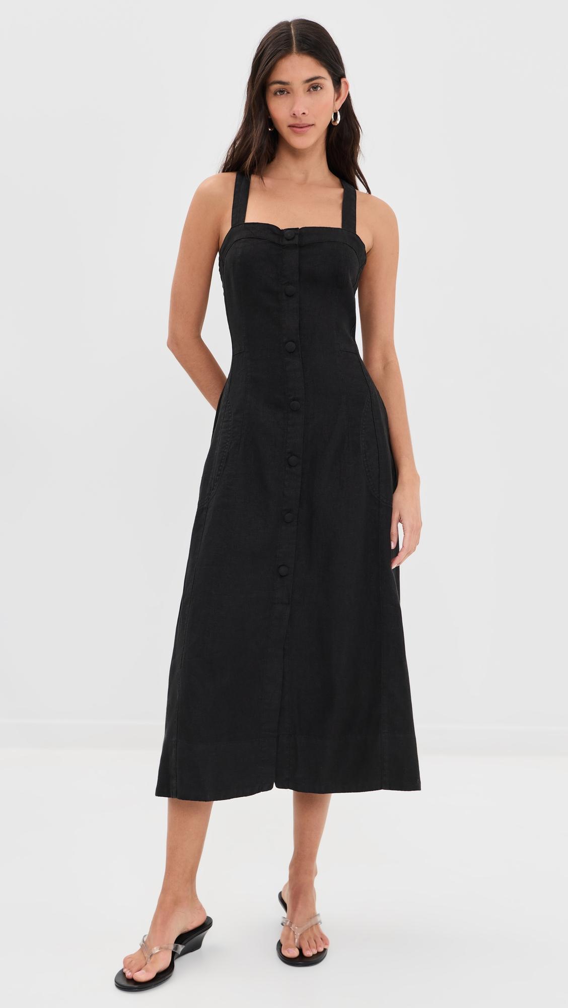 Danika Linen Midi Dress by DL1961
