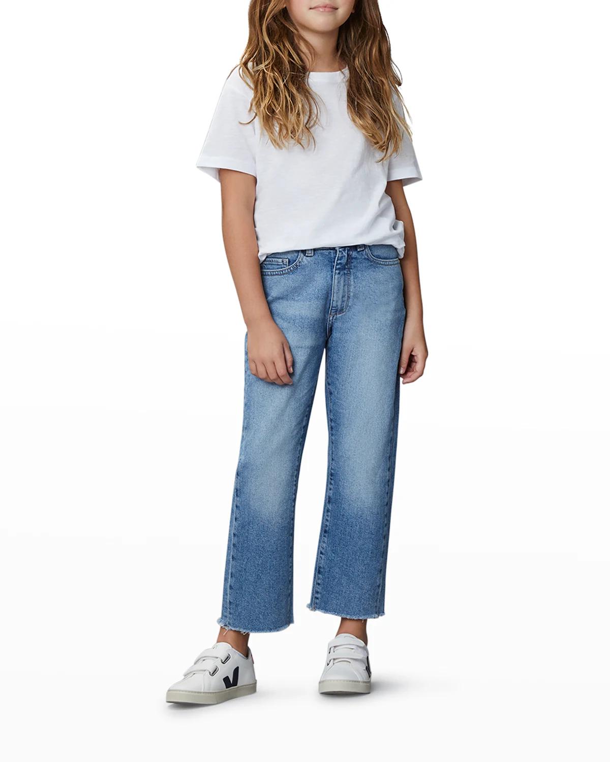 Girl's Emie Straight-Leg Denim Jeans, Size 7-16 by DL1961