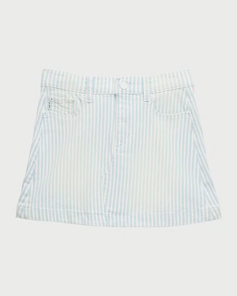 Girl's Jenny Striped Mini Skirt, Size 7-16 by DL1961