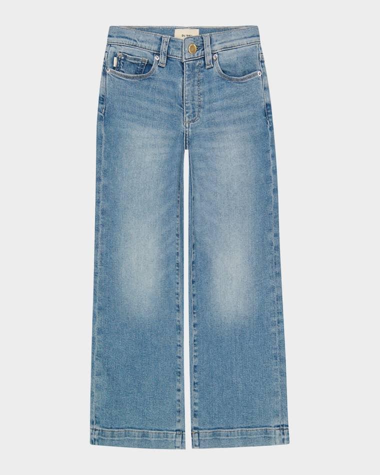 Girl's Lily Wide Leg Jeans, Size 3-6 by DL1961
