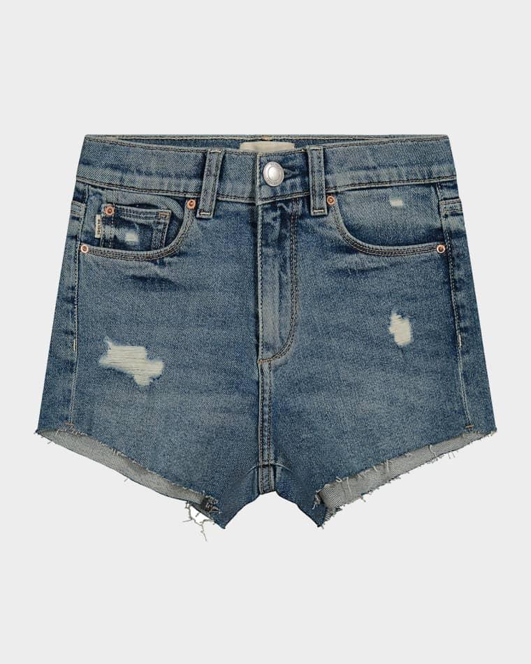 Girl's Lucy High-Rise Shorts, Size 7-14 by DL1961