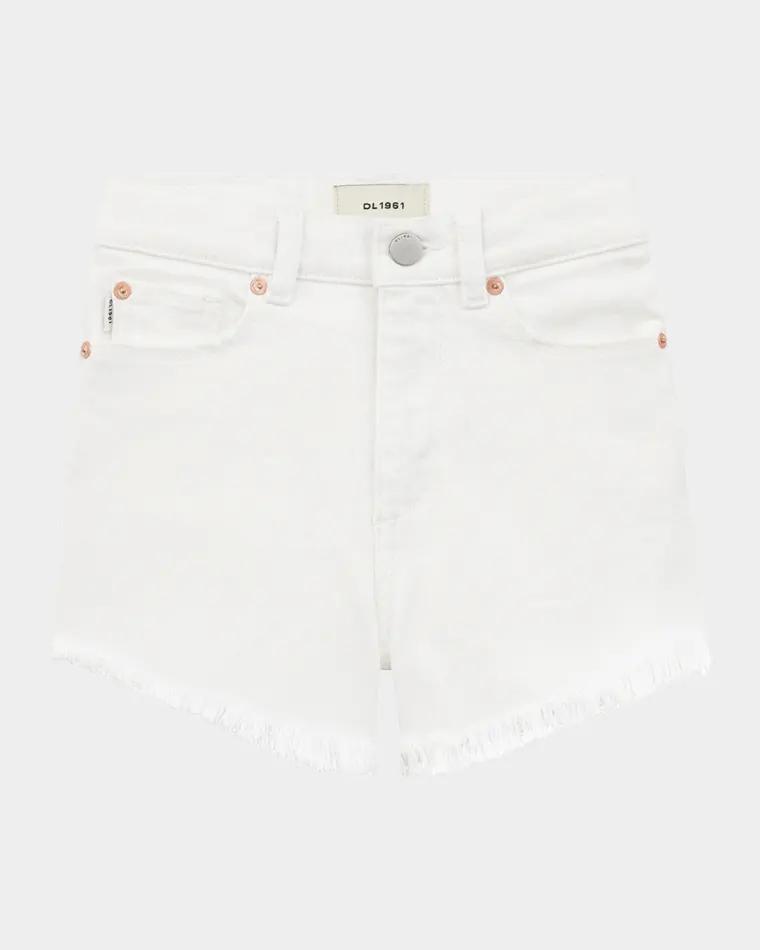 Girl's Lucy Raw Edge Hem Shorts, Size 7-16 by DL1961