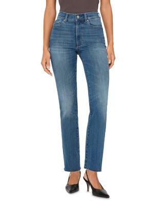 Halle Instasculpt High Rise Straight Leg Jeans in Palm Springs by DL1961