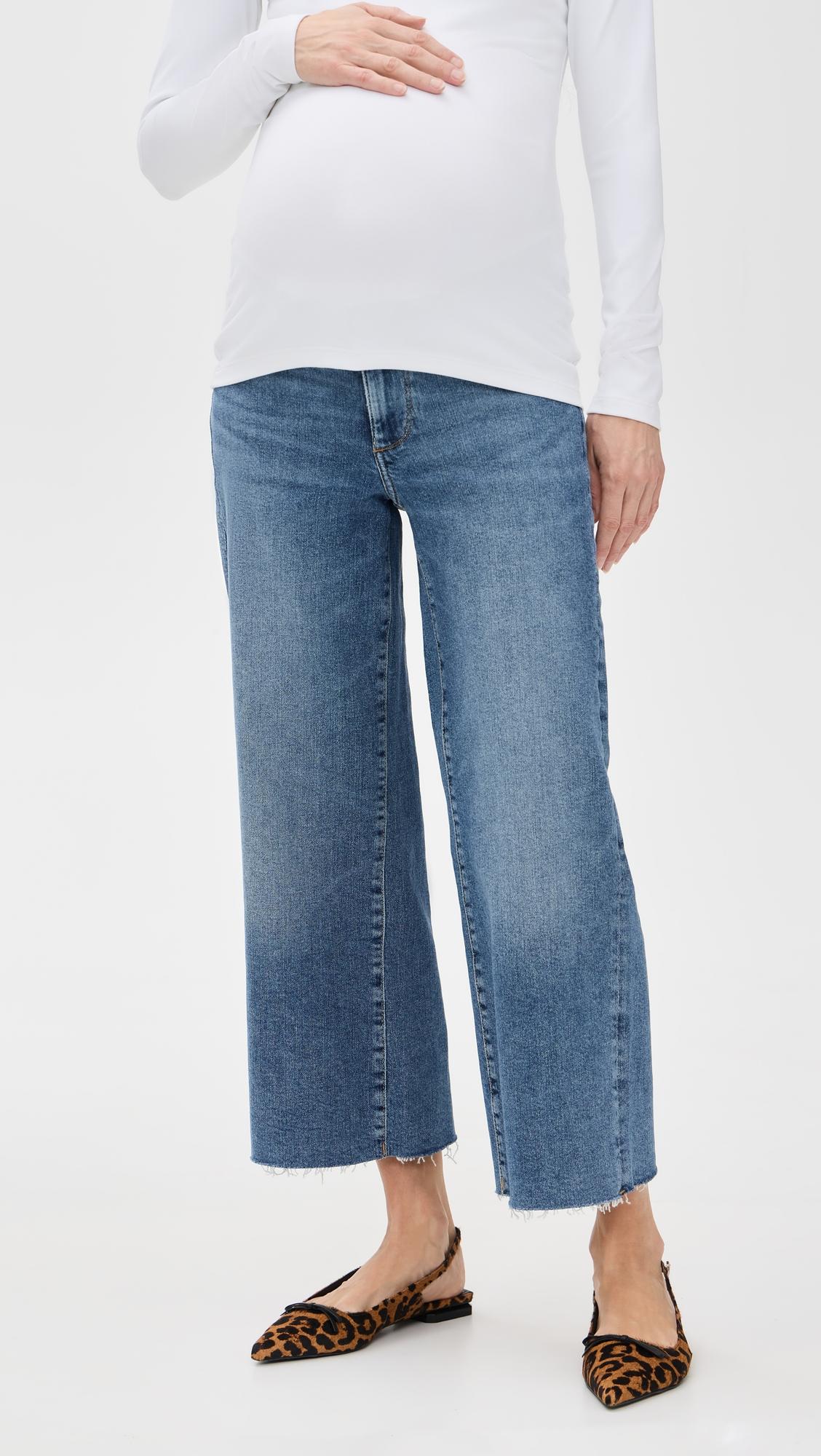 Hepburn Wide Leg Petite Maternity Jeans by DL1961