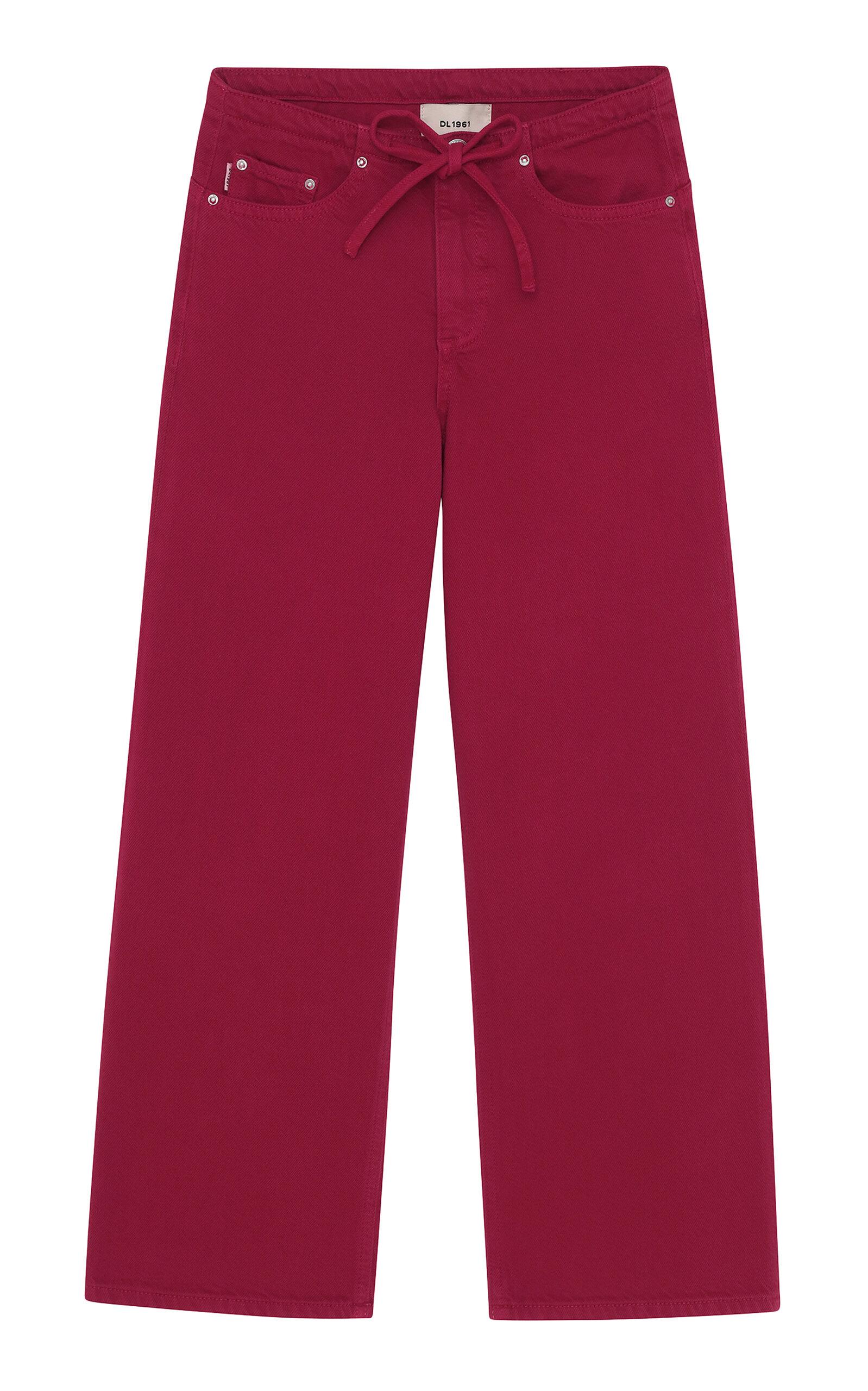 DL1961 KIDS Frankie Low-Slung Wide Leg Jeans Rouge - Moda Operandi by DL1961 KIDS