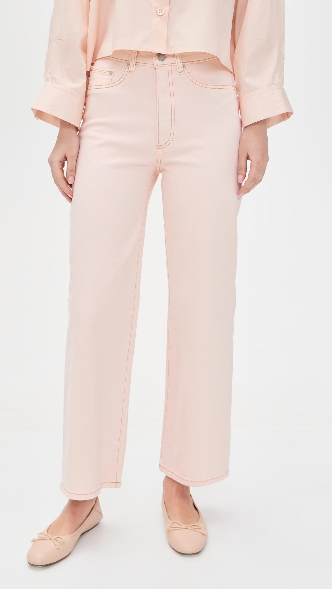 Karmine Refined Wide Leg SculptSystem High Rise Jeans by DL1961