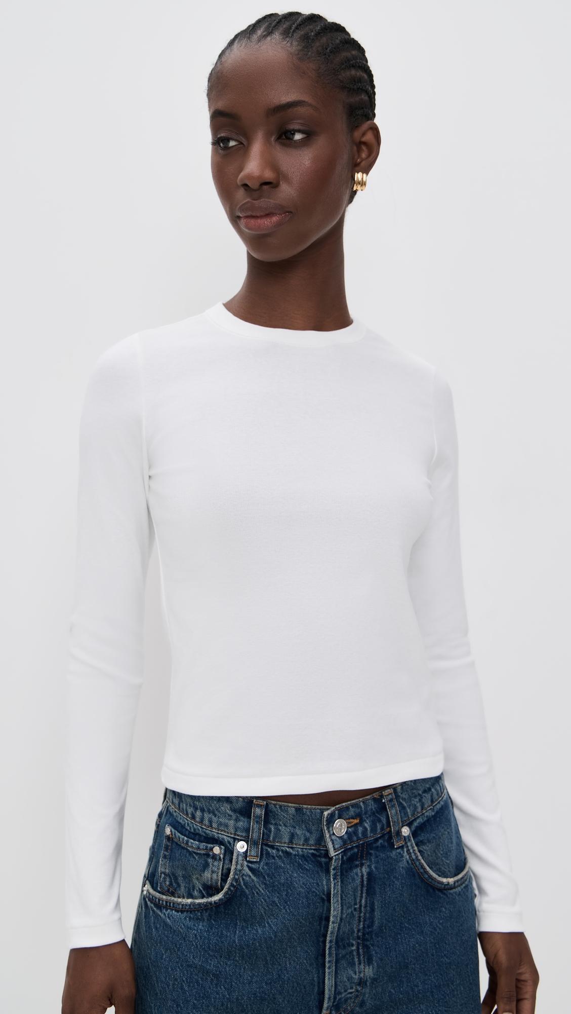 Long Sleeve Shrunken Tee by DL1961