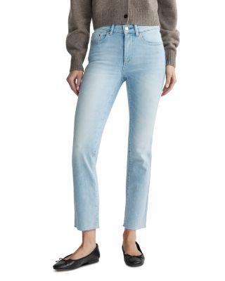 Mara Mid Rise Instasculpt Straight Ankle Jeans in Ocean by DL1961