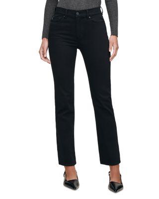 Mara Straight Mid Rise Instasculpt™ Ankle Jeans in Black by DL1961