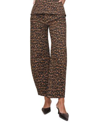 Miro Barrel High Rise Jeans in Leopard by DL1961