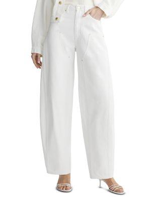 Miro High Rise Barrel Jeans in White Foundry by DL1961