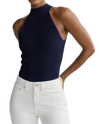 Mock Neck Instasculpt Rib Top by DL1961