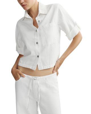 Montauk Aura Cropped Denim Shirt by DL1961