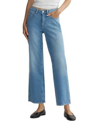 Pippa Refined Mid Rise Wide Leg Jeans in Riverbank by DL1961