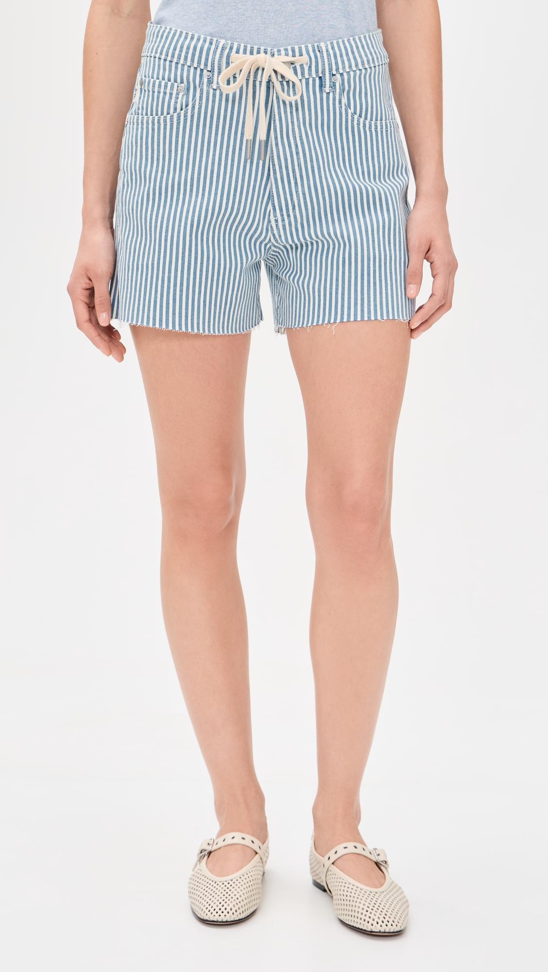 Taylor High Rise Drawstring Denim Shorts by DL1961
