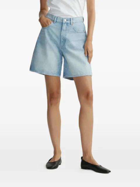 Taylor faded-effect high-waisted shorts by DL1961