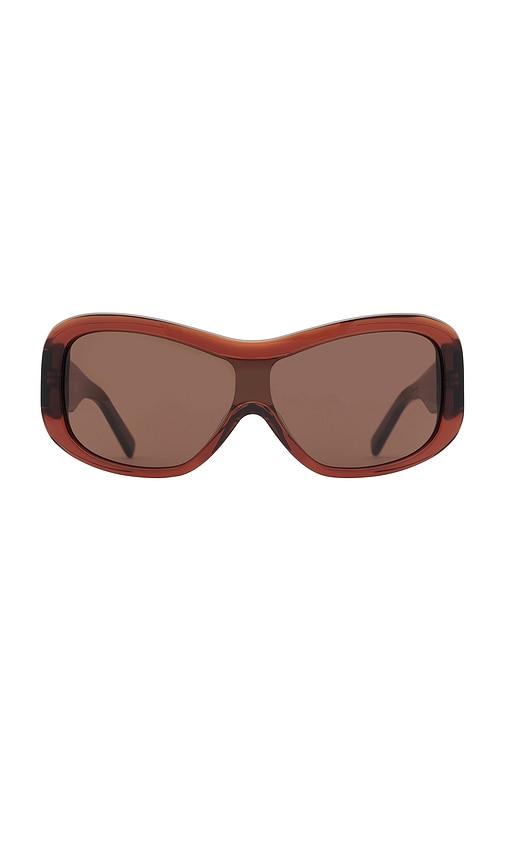 DMY Studios Nina Sunglasses in Rust by DMY STUDIOS