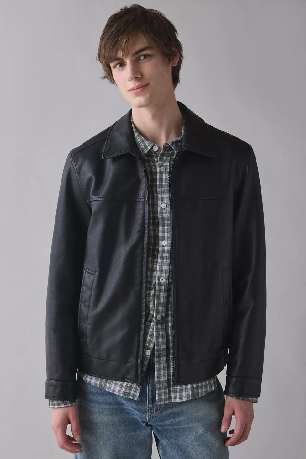 Dockers Classic Faux Leather Jacket by DOCKERS