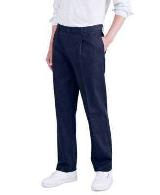 Men's Signature Classic Fit Pleated Iron Free Pants with Stain Defender by DOCKERS