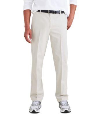 Men's Signature Straight Fit Iron Free Khaki Pants with Stain Defender by DOCKERS
