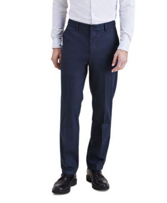Men's Signature Straight Fit Iron Free Khaki Pants with Stain Defender by DOCKERS