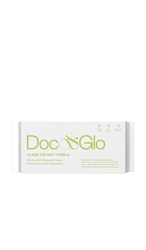 Doc & Glo Clear The Way Disposable Towel Wipes 60 Count in Beauty by DOC&GLO