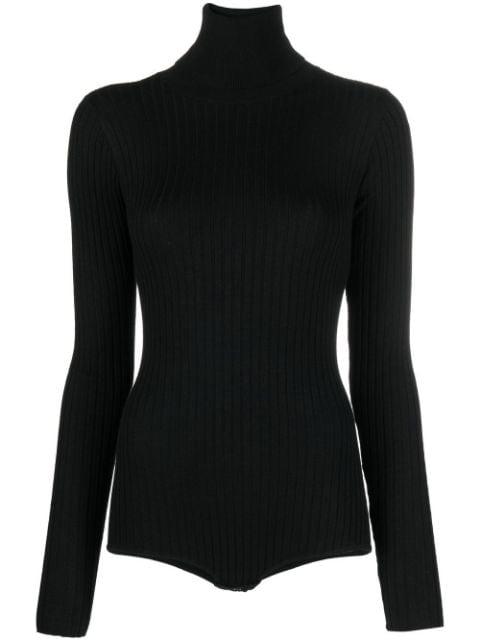 Ziggy crystal-embellished bodysuit by DODO BAR OR