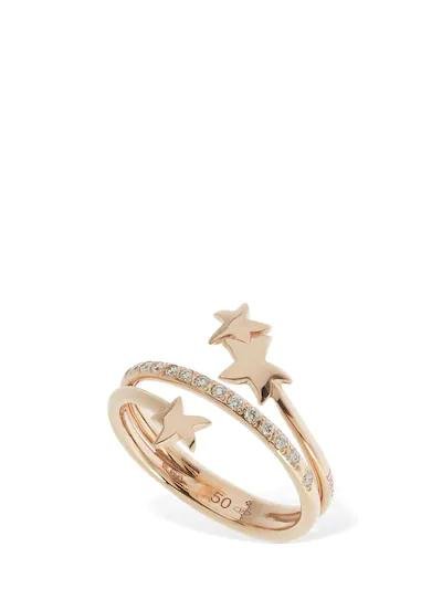 Stellina 9kt gold & diamond ring by DODO