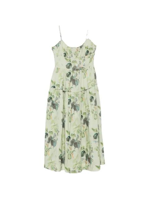 Benoit floral-print midi dress by DOEN