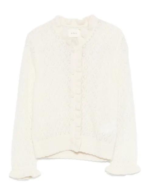 Claudie  frills perforated cardigan by DOEN
