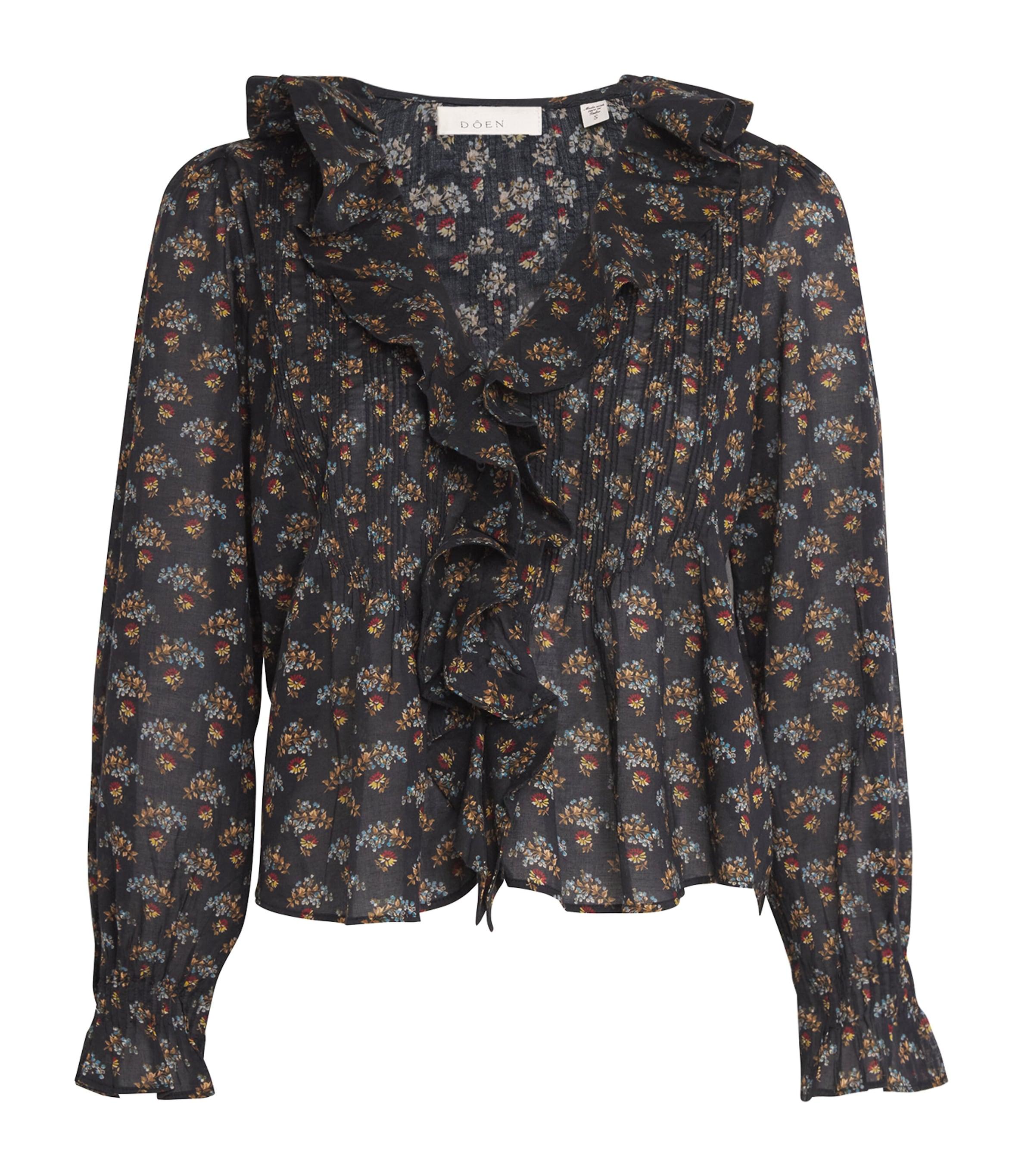 DÔEN Organic Cotton Voile Ruffled Hardy Blouse by DOEN
