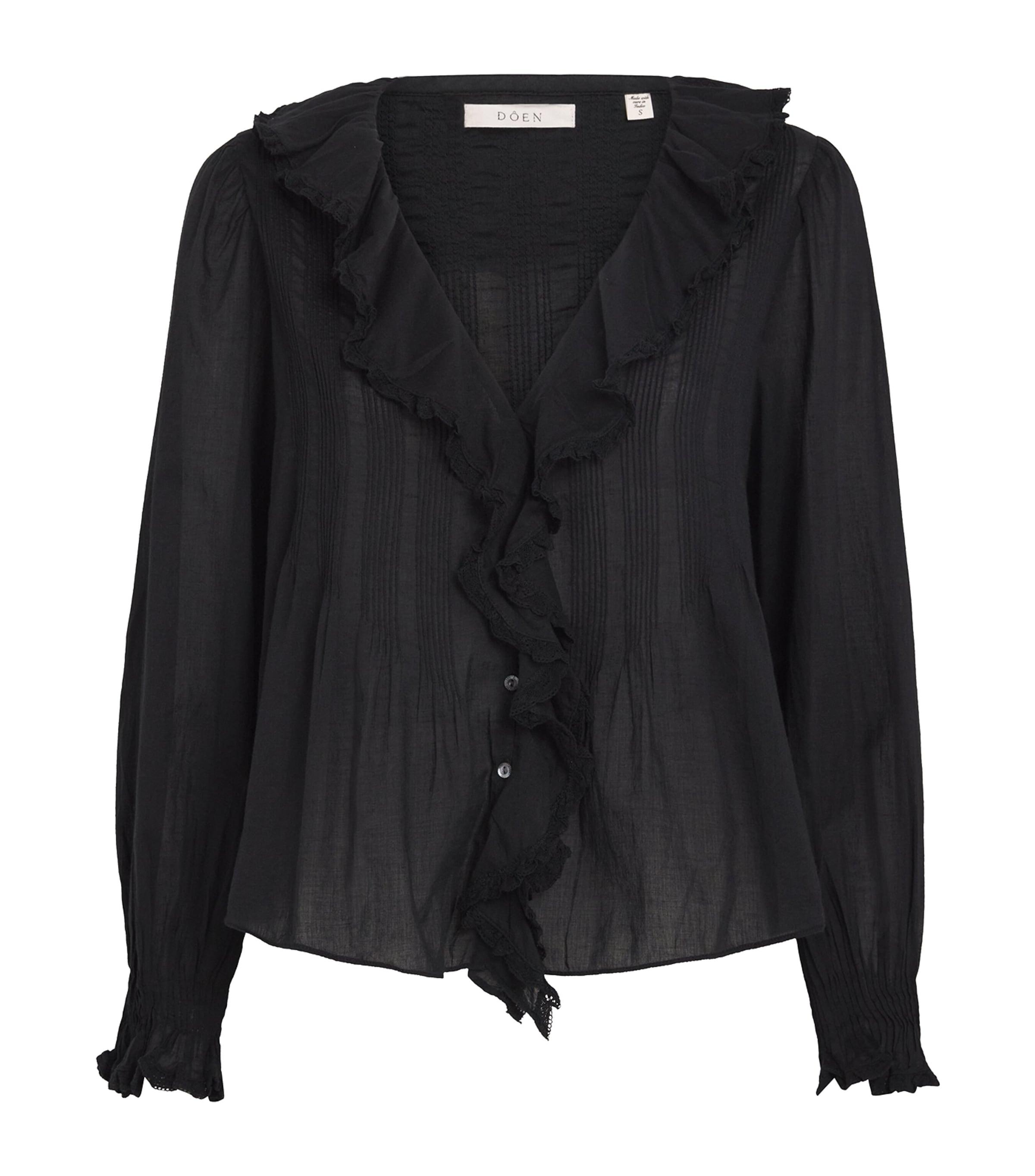 DÔEN Ruffled Hardy Blouse by DOEN
