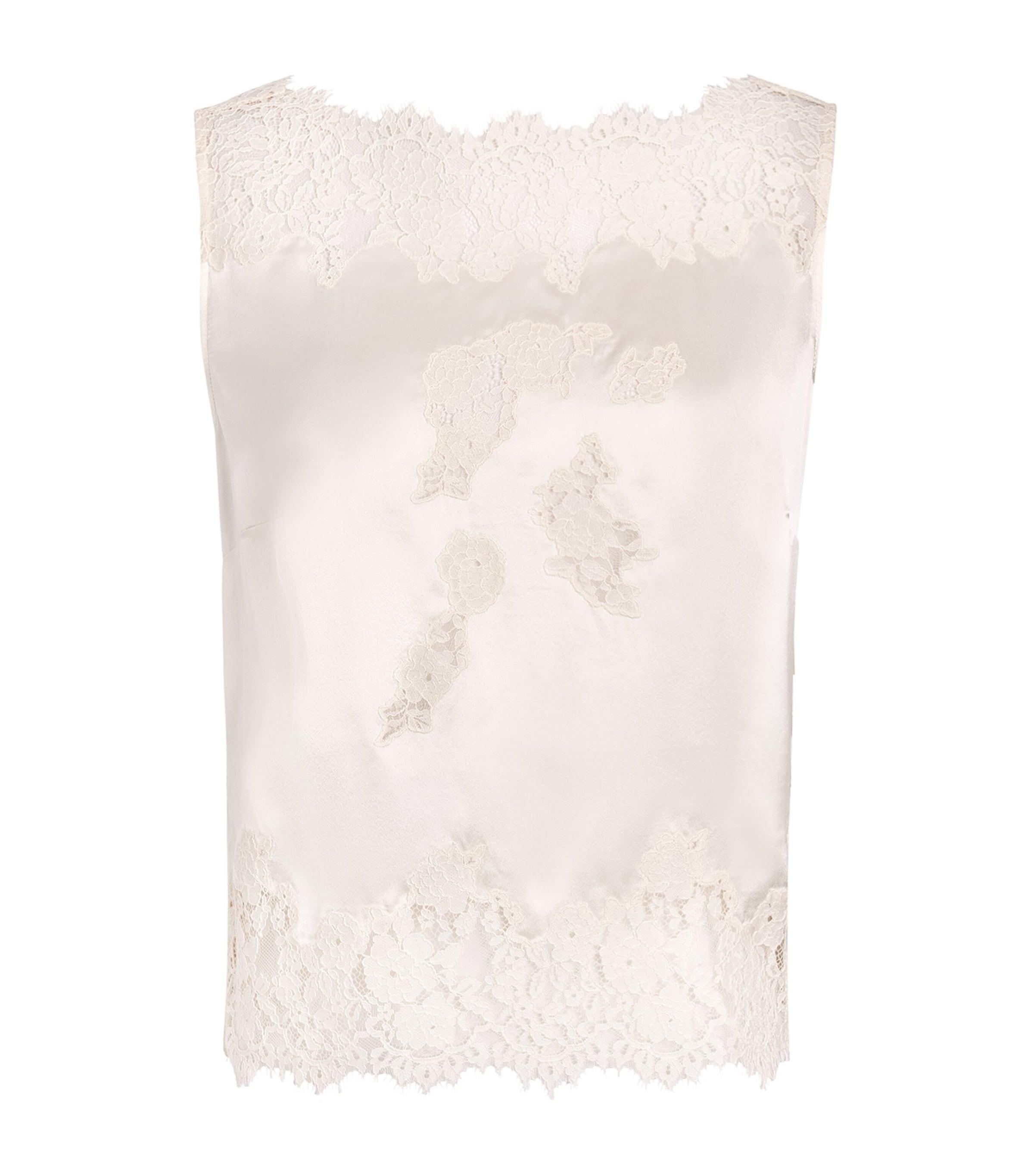 DÔEN Silk-Lace Viviane Blouse by DOEN