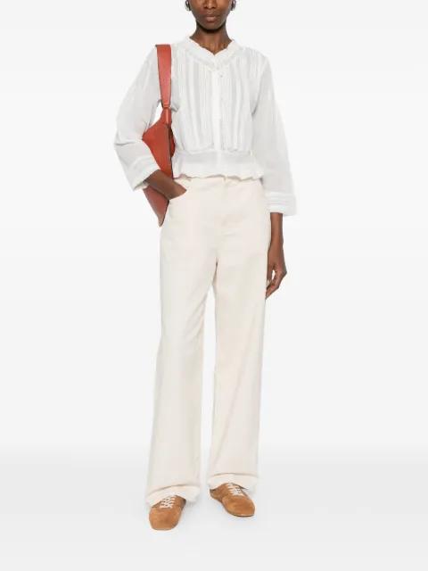 Hillock lace-detail blouse by DOEN