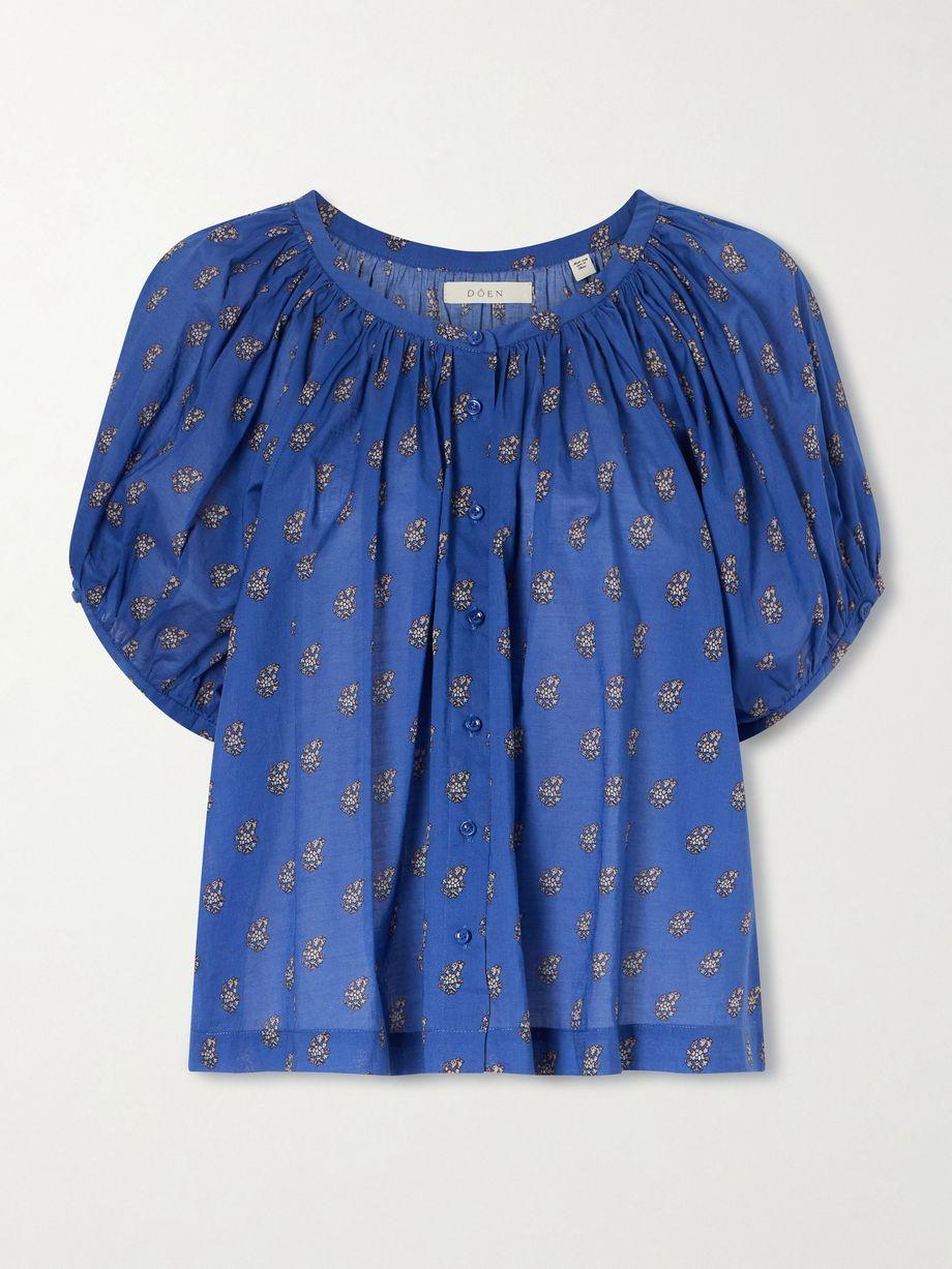 June floral-printed cotton top by DOEN
