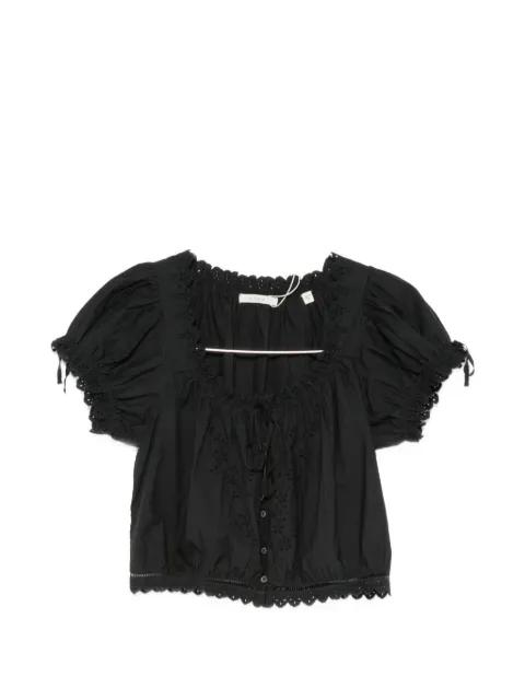 Nera broderie-anglaise blouse by DOEN