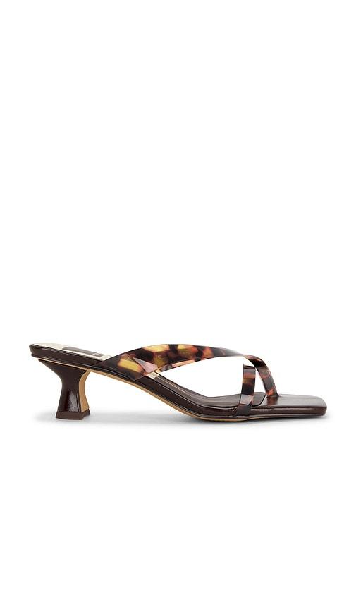 Dolce Vita Brevel Vinyl Sandal in Brown by DOLCE VITA