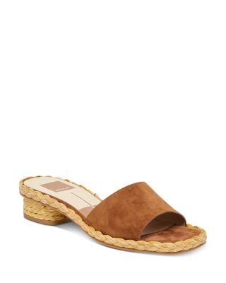 Women's Dixi Suede Espadrille Slide Sandals by DOLCE VITA