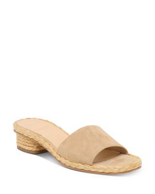 Women's Dixi Suede Espadrille Slide Sandals by DOLCE VITA