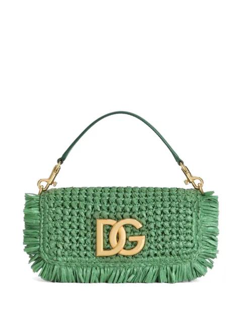 3.5 shoulder bag in raffia by DOLCE&GABBANA