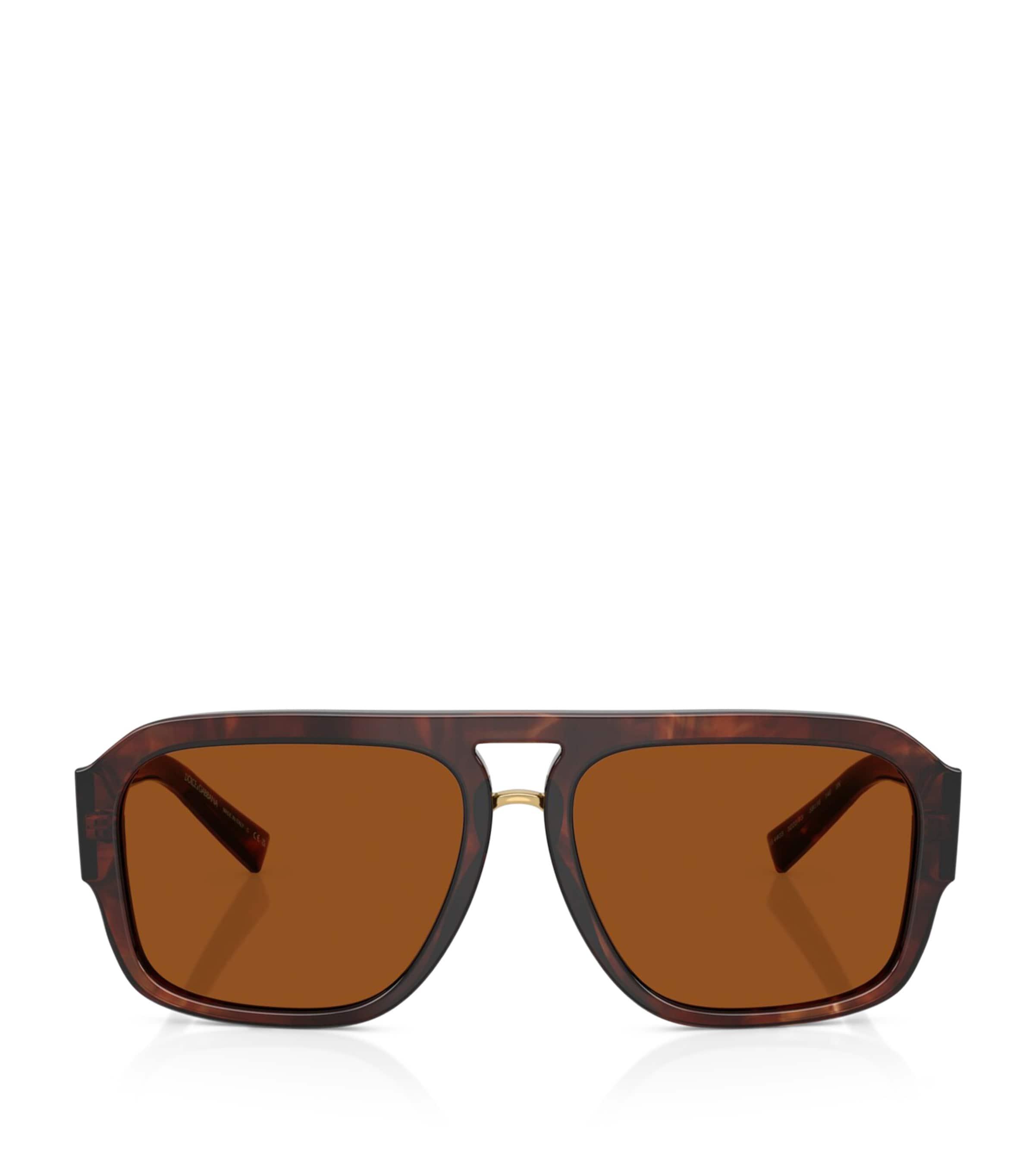 Acetate Pilot Sunglasses by DOLCE&GABBANA