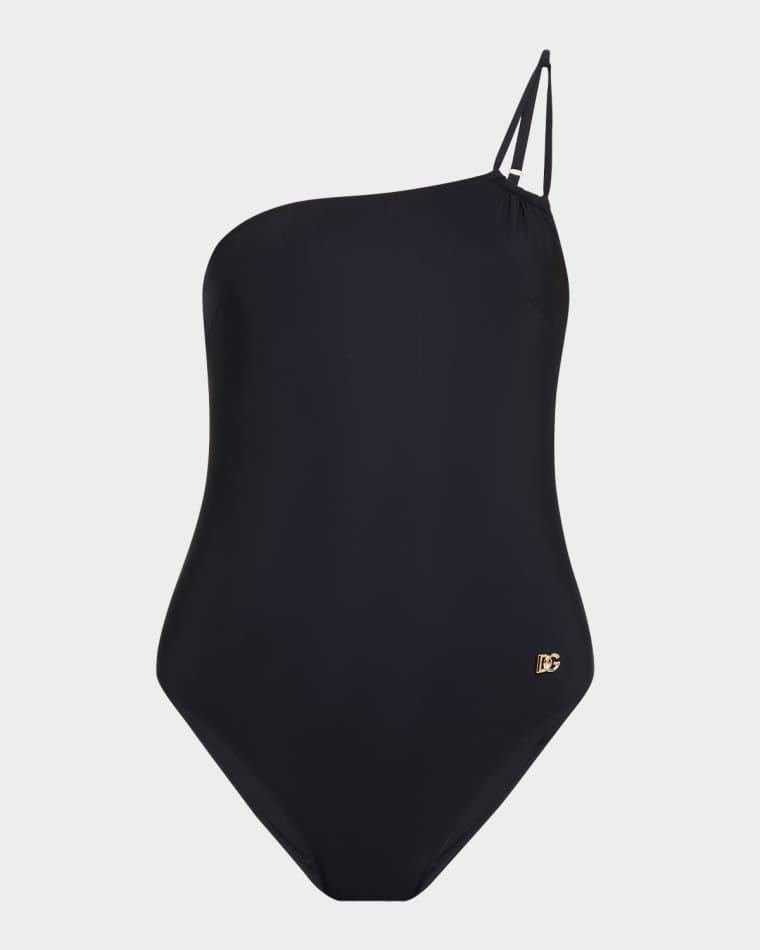 Asymmetric One-Piece Swimsuit by DOLCE&GABBANA